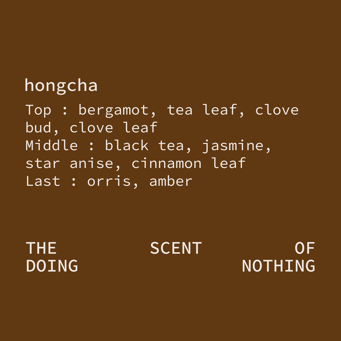 fragrance candle hongcha