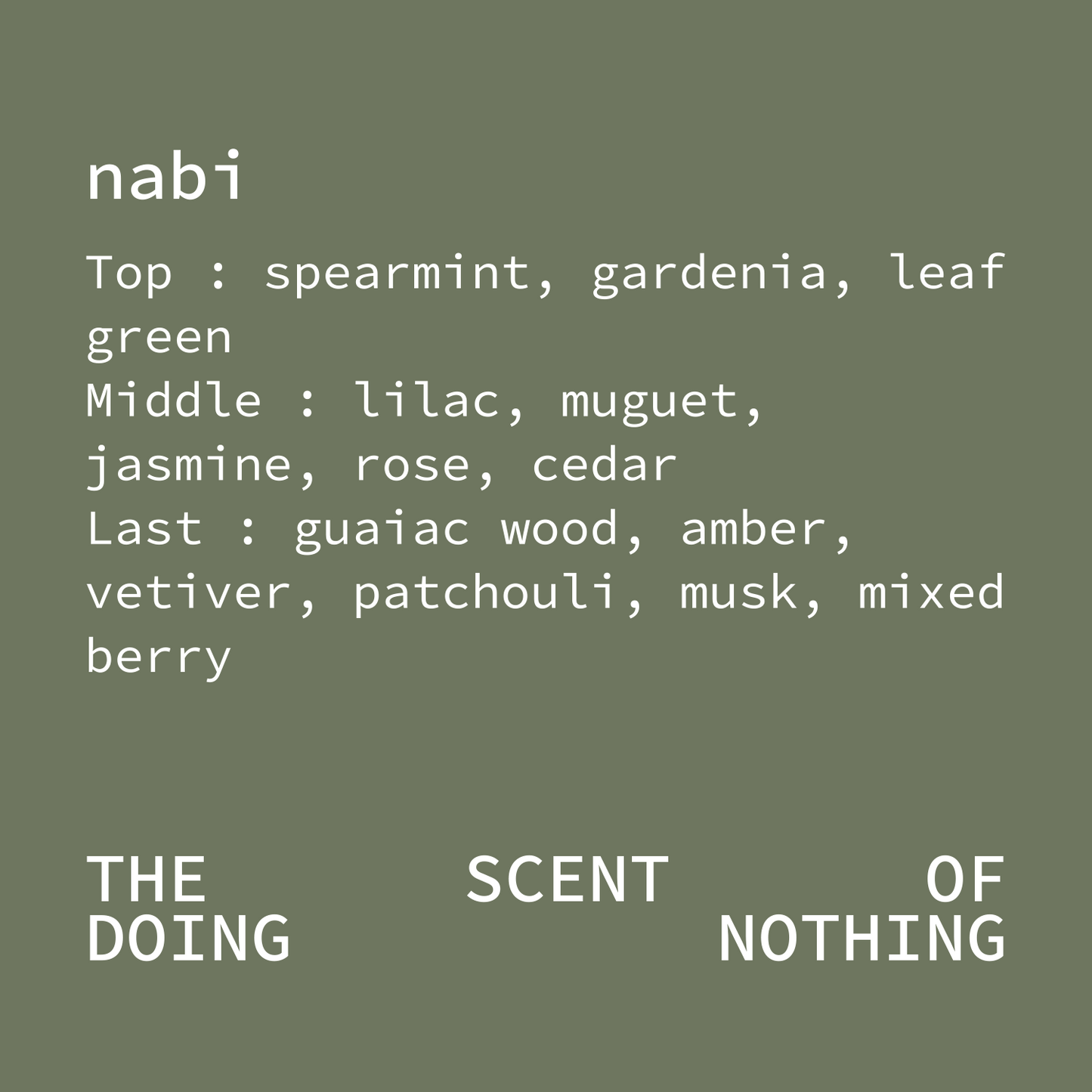 fragrance diffuser nabi