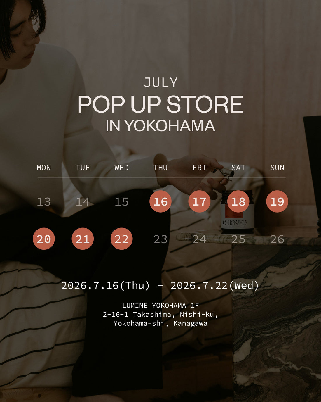 【7/16~22】ルミネ横浜POPUPのお知らせ
