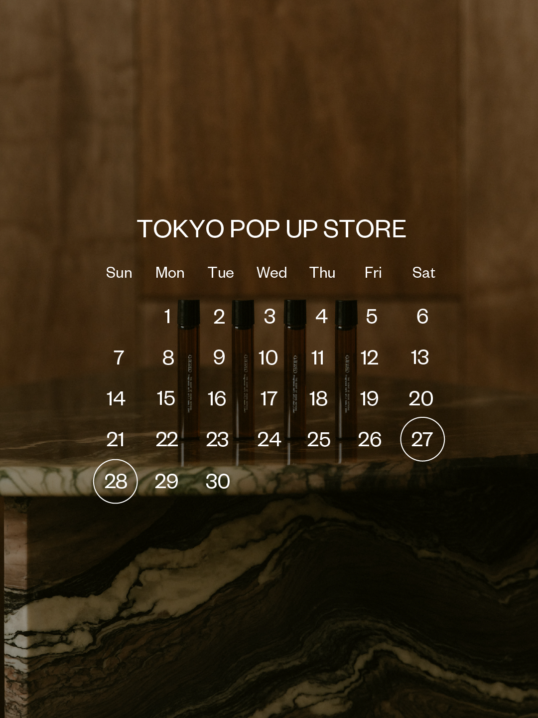 9/27（土）-28（日） ホリデーコレクション先行発売POPUPのお知らせ