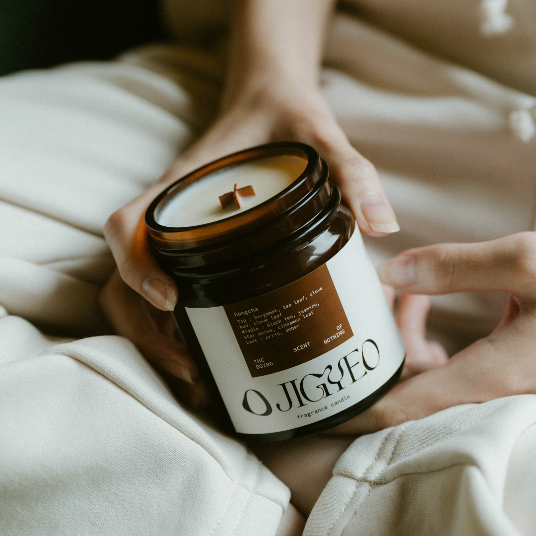 fragrance candle hongcha