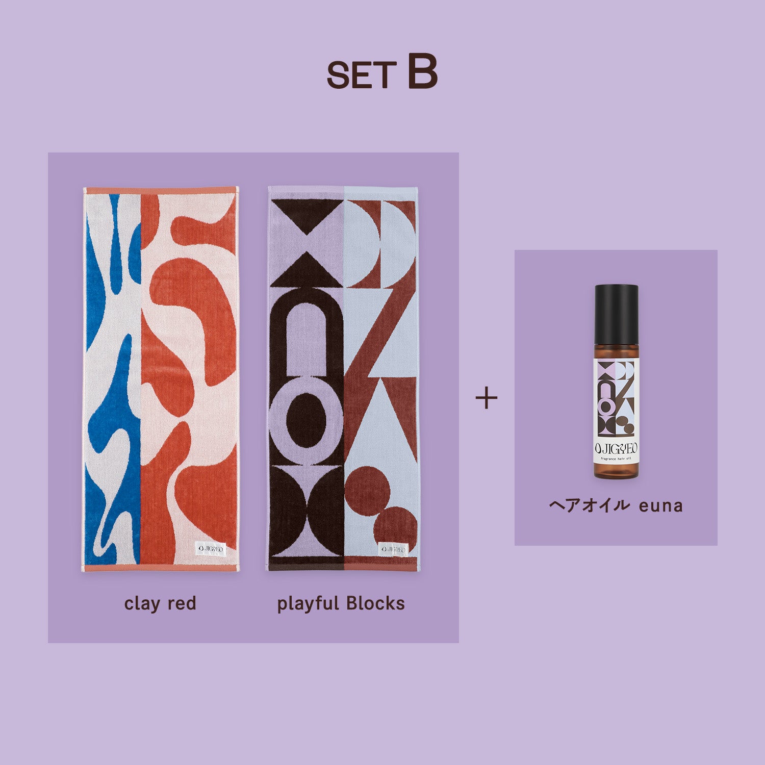 HANA,NONOgirl'sフェイスタオル2枚セット フェイスタオル2枚＋ヘアオイルeunaのセット – JIGYEO